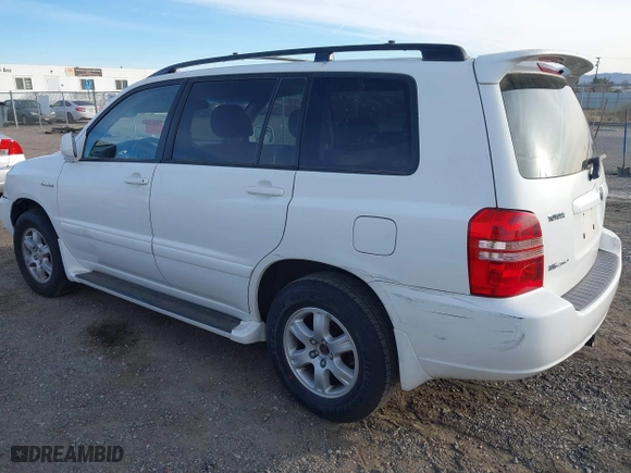 2003 Toyota Highlander with VIN JTEHF21A230107443, listed as a IAAI auction lot 41387325 with 157,345 mi miles. Bid and sale history available at carsss.com. Image 3.