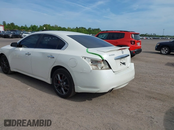 2014 Nissan Maxima SV z VIN 1N4AA5AP3EC466222, wystawiony jako IAAI lot #42176683 z przebiegiem 135 575 mil mil oraz . Historia ofert i sprzedaży dostępna na DreamBid. Obrazek 3.