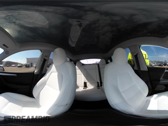 2023 Tesla Model Y Long Range with VIN 7SAYGDEE6PA157652, listed as a IAAI auction lot 41866777 with 22,584 mi miles. Bid and sale history available at carsss.com. Image 20.