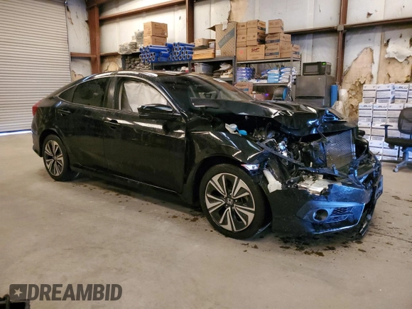2017 Honda Civic Sedan EX-L with VIN 2HGFC1F75HH650589, listed as a Copart auction lot 77036554 with 130,080 mi miles and Clean Title. Bid and sale history available at carsss.com. Image 4.