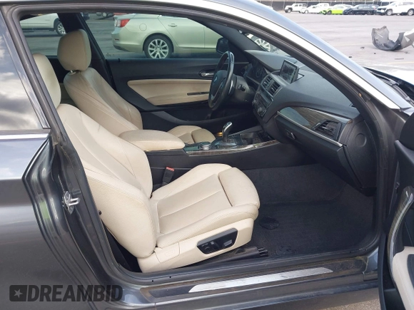 2015 BMW 2 Series 228i with VIN WBA1F5C59FV257447, listed as a IAAI auction lot 41706206 with 119,086 mi miles. Bid and sale history available at carsss.com. Image 5.