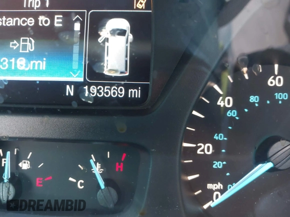 2019 Ford Transit with VIN 1FTYR2CM6KKB24493, listed as a IAAI auction lot 41724796 with 193,569 mi miles and . Bid and sale history available at DreamBid. Image 16.