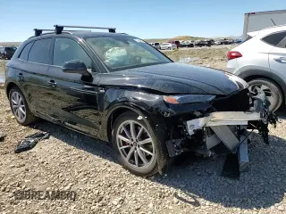 2024 Audi Q5 S line Prestige with VIN WA1F2AFY3R2034081, listed as a Copart auction lot 57884204 with 2,793 mi miles and Salvage Title. Bid and sale history available at carsss.com. Image 10.