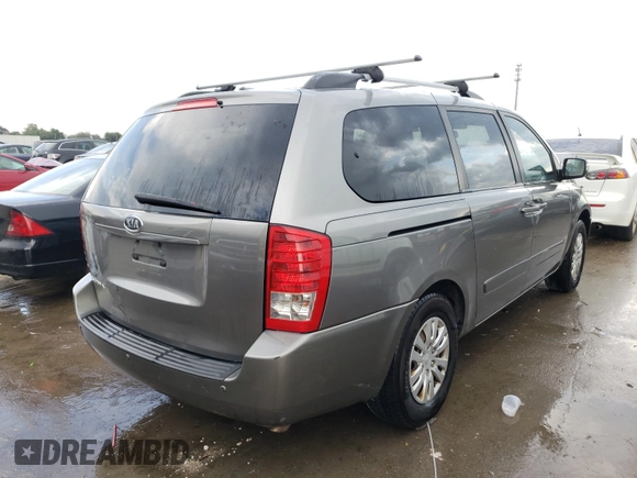 2012 Kia Sedona LX with VIN KNDMG4C78C6447514, listed as a Copart auction lot 46035374 with 180,367 mi miles and Clean Title. Bid and sale history available at carsss.com. Image 4.