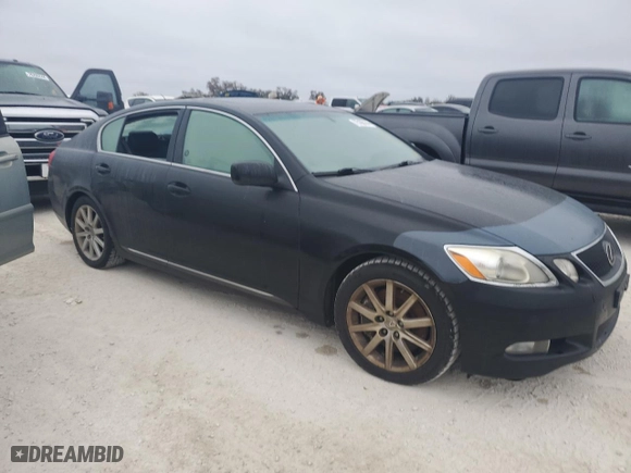 2006 Lexus GS 430 with VIN JTHBN96S765000563, listed as a Copart auction lot 75166144 with 0 mi miles and Salvage Title. Bid and sale history available at carsss.com. Image 4.