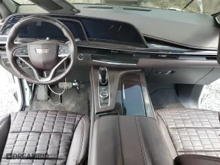 2021 Cadillac Escalade Premium Luxury Platinum with VIN 1GYS4DKLXMR351781, listed as a Copart auction lot 40742184 with 0 mi miles. Bid and sale history available at carsss.com. Image 8.
