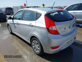 2017 Hyundai Accent SE with VIN KMHCT5AE4HU315623, listed as a IAAI auction lot 41813017 with 111,595 mi miles. Bid and sale history available at carsss.com. Image 3.