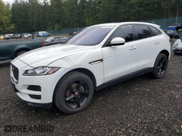 2018 Jaguar F-Pace 25t Premium with VIN SADCJ2FX2JA282345, listed as a Copart auction lot 57512315 with 115,752 mi miles and Clean title. Bid and sale history available at DreamBid. Image 1.