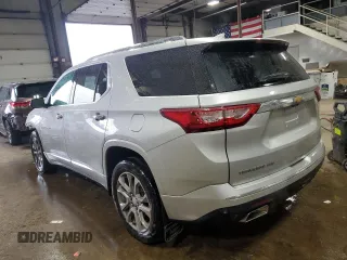 2019 Chevrolet Traverse Premier z VIN 1GNEVKKW2KJ285454, wystawiony jako Copart lot #52759525 z przebiegiem 112 222 mil mil oraz Szkoda całkowita • Salvage title. Historia ofert i sprzedaży dostępna na DreamBid. Obrazek 2.
