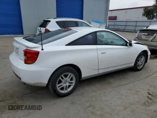 2000 Toyota Celica GT with VIN JTDDR32T4Y0025849, listed as a Copart auction lot 44429385 with 315,747 mi miles and Salvage Title. Bid and sale history available at carsss.com. Image 3.