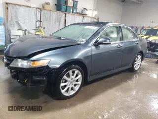 2006 Acura TSX with VIN JH4CL96816C036260, listed as a Copart auction lot 45354425 with 136,325 mi miles and Salvage Title. Bid and sale history available at carsss.com. Image 1.