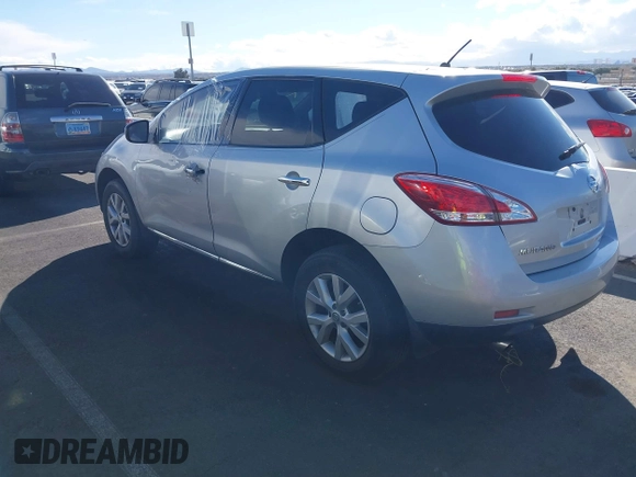 2013 Nissan Murano SV with VIN JN8AZ1MW2DW317056, listed as a IAAI auction lot 41795302 with 101,425 mi miles. Bid and sale history available at carsss.com. Image 3.