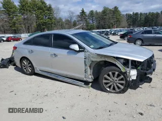 2017 Hyundai Sonata Sport with VIN 5NPE34AF4HH457836, listed as a Copart auction lot 50773345 with 68,119 mi miles and Salvage Title. Bid and sale history available at DreamBid. Image 4.