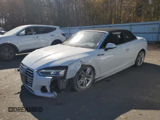 2019 Audi A5 Cabriolet Premium Plus z VIN WAUYNGF53KN002926, wystawiony jako Copart lot #78668794 z przebiegiem 31 599 mil mil oraz Szkoda całkowita • Salvage title. Historia ofert i sprzedaży dostępna na DreamBid. Obrazek 1.