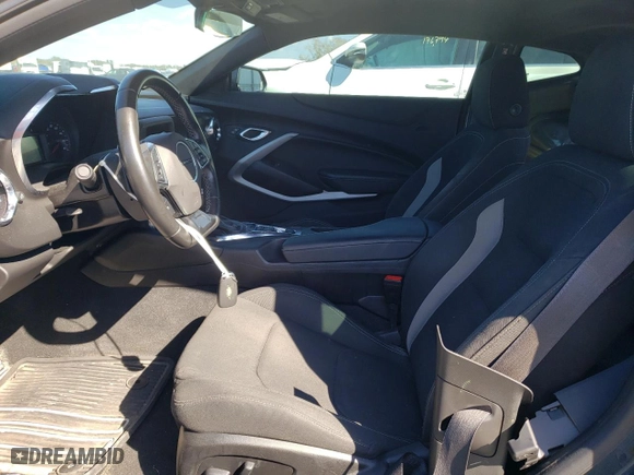 2021 Chevrolet Camaro 1LT with VIN 1G1FB1RX9M0123949, listed as a Copart auction lot 43780855 with 34,882 mi miles and Non Repairable. Bid and sale history available at carsss.com. Image 7.