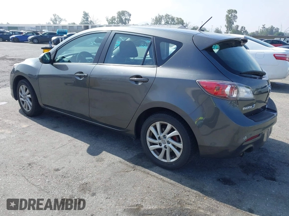 2012 Mazda Mazda3 i Touring with VIN JM1BL1L89C1676291, listed as a IAAI auction lot 42087895 with 61,805 mi miles. Bid and sale history available at carsss.com. Image 3.