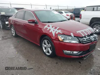 2015 Volkswagen Passat Wolfsburg Edition with VIN 1VWAS7A3XFC121686, listed as a IAAI auction lot 41937640 with 85,783 mi miles and . Bid and sale history available at DreamBid. Image 1.