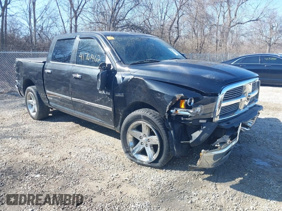 2009 Dodge 1500 SLT with VIN 1D3HV13T19S771432, listed as a IAAI auction lot 41761462 with 192,382 mi miles and . Bid and sale history available at DreamBid. Image 1.