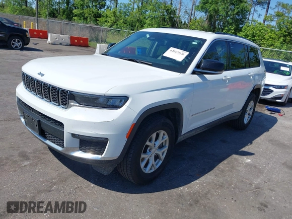 2023 Jeep Grand Cherokee Limited z VIN 1C4RJKBG4P8806722, wystawiony jako IAAI lot #42027826 z przebiegiem 64 482 mil mil oraz . Historia ofert i sprzedaży dostępna na DreamBid. Obrazek 2.