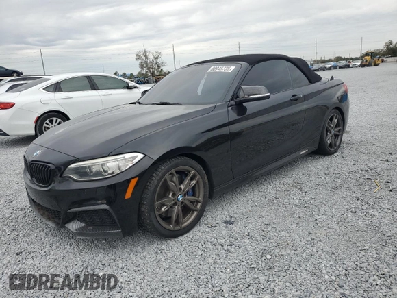 2015 BMW 2 Series M235i with VIN WBA1M1C54FV393578, listed as a Copart auction lot 88945735 with 95,713 mi miles and Salvage title. Bid and sale history available at DreamBid. Image 1.