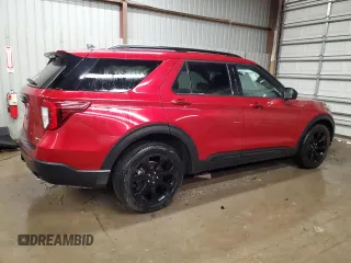2023 Ford Explorer ST-Line with VIN 1FMSK8KH0PGC01673, listed as a Copart auction lot 62283555 with 7,800 mi miles and Salvage title. Bid and sale history available at DreamBid. Image 3.