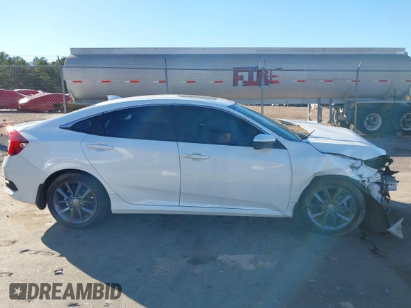 2021 Honda Civic Sedan EX-L with VIN 2HGFC1F72MH705025, listed as a IAAI auction lot 40921006 with 81,043 mi miles. Bid and sale history available at carsss.com. Image 14.