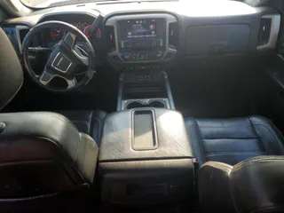 2015 GMC Sierra 2500HD available WiFi Denali with VIN 1GT120E89FF667555, listed as a Copart auction lot 43565795 with 196,759 mi miles and Salvage Title. Bid and sale history available at carsss.com. Image 8.