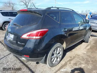 2013 Nissan Murano SL with VIN JN8AZ1MW5DW320372, listed as a IAAI auction lot 41445715 with 158,942 mi miles. Bid and sale history available at carsss.com. Image 4.