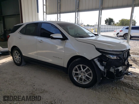 2023 Chevrolet Equinox LT with VIN 3GNAXKEG6PS195680, listed as a Copart auction lot 74998784 with 28,258 mi miles and Salvage Title. Bid and sale history available at carsss.com. Image 4.
