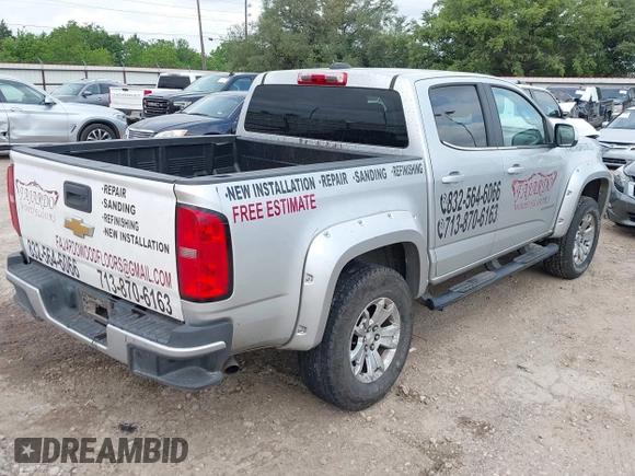 2018 Chevrolet Colorado 2WD LT with VIN 1GCGSCEN8J1302839, listed as a IAAI auction lot 42133619 with Not provided miles and . Bid and sale history available at DreamBid. Image 4.