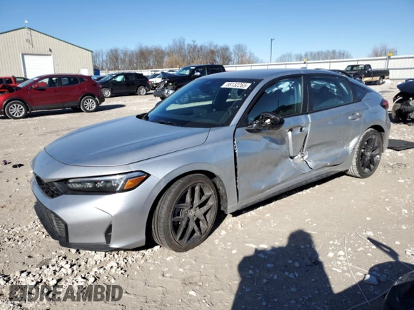 2025 Honda Civic Sport z VIN 19XFL2H82SE010045, wystawiony jako Copart lot #88132265 z przebiegiem 2007 mil mil oraz Szkoda całkowita • Salvage title. Historia ofert i sprzedaży dostępna na DreamBid. Obrazek 1.