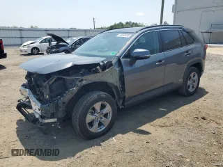 2022 Toyota RAV4 Hybrid XLE with VIN 4T3RWRFV2NU053556, listed as a Copart auction lot 59848995 with 118,402 mi miles and Salvage title. Bid and sale history available at DreamBid. Image 1.