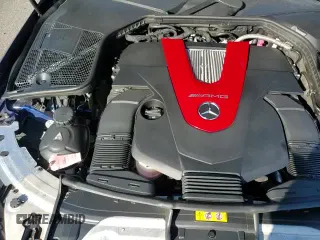 2018 Mercedes-Benz C 43 AMG with VIN 55SWF6EB9JU252062, listed as a Copart auction lot 81250995 with 42,060 mi miles and Salvage title. Bid and sale history available at DreamBid. Image 15.