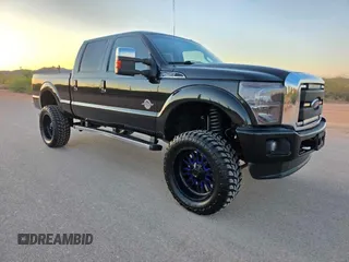 2015 Ford F-250 Lariat with VIN 1FT7W2BT9FEC80321, listed as a Copart auction lot 62563965 with 128,581 mi miles and Clean title. Bid and sale history available at DreamBid. Image 1.