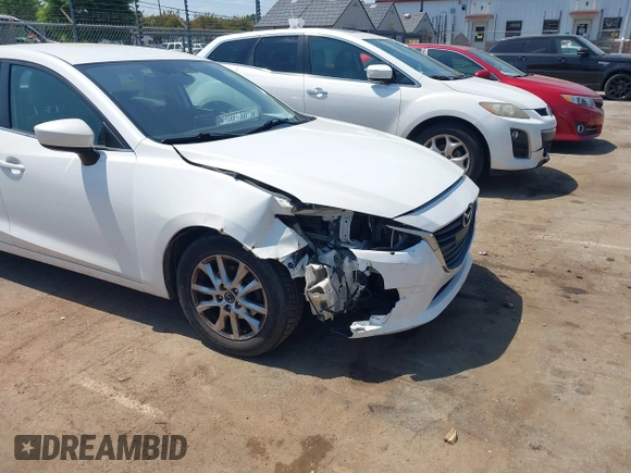 2016 Mazda Mazda3 i Sport with VIN 3MZBM1U73GM320945, listed as a IAAI auction lot 42081672 with 171,000 mi miles. Bid and sale history available at carsss.com. Image 6.
