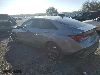 2025 Hyundai Elantra SEL Sport with VIN KMHLM4DG2SU874776, listed as a Copart auction lot 47321865 with 5,863 mi miles and Salvage Title. Bid and sale history available at carsss.com. Image 2.