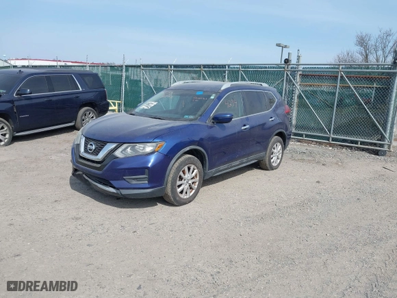 2017 Nissan Rogue SL with VIN 5N1AT2MT3HC823541, listed as a IAAI auction lot 41784901 with 157,840 mi miles. Bid and sale history available at carsss.com. Image 2.