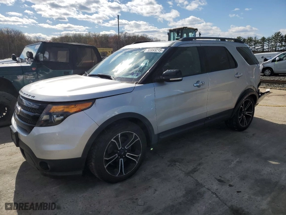 2014 Ford Explorer Sport with VIN 1FM5K8GTXEGA40515, listed as a Copart auction lot 52093215 with 66,652 mi miles and Salvage Title. Bid and sale history available at carsss.com. Image 1.