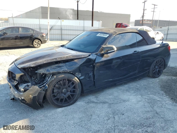 2015 BMW 2 Series M235i with VIN WBA1M1C53FV393331, listed as a Copart auction lot 88309655 with 82,403 mi miles and Salvage Title. Bid and sale history available at carsss.com. Image 1.