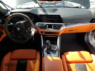 2022 BMW M4 Competition xDrive with VIN WBS43AZ0XNCK22593, listed as a Copart auction lot 48216625 with 19,447 mi miles and Salvage Title. Bid and sale history available at carsss.com. Image 8.