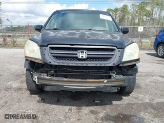 2004 Honda Pilot EX with VIN 5FNYF18514B001334, listed as a IAAI auction lot 41754663 with 208,514 mi miles. Bid and sale history available at carsss.com. Image 6.
