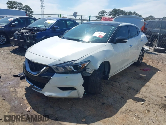 2016 Nissan Maxima 3.5 SV with VIN 1N4AA6AP8GC448226, listed as a IAAI auction lot 41887779 with 110,001 mi miles. Bid and sale history available at carsss.com. Image 17.