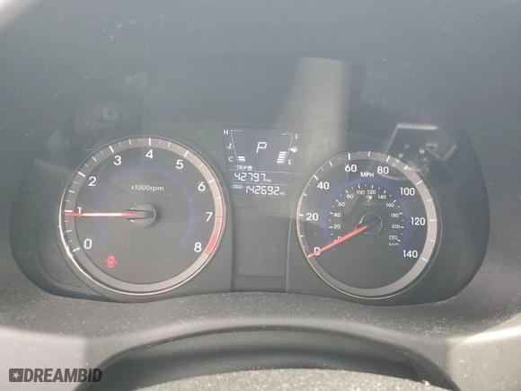 2014 Hyundai Accent GS with VIN KMHCT5AE5EU183029, listed as a Copart auction lot 50048305 with 142,692 mi miles and Salvage Title. Bid and sale history available at carsss.com. Image 9.