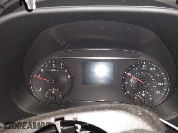 2020 Kia Soul LX with VIN KNDJ23AU4L7056682, listed as a IAAI auction lot 41679775 with 85,531 mi miles. Bid and sale history available at carsss.com. Image 7.
