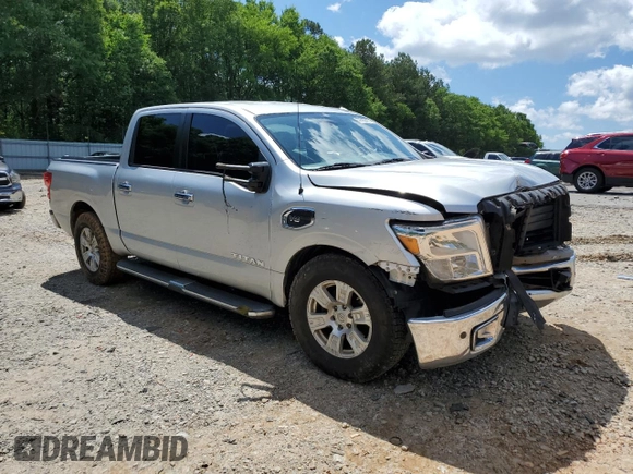 2017 Nissan Titan SV z VIN 1N6AA1E68HN500682, wystawiony jako Copart lot #57562415 z przebiegiem 185 539 mil mil oraz Szkoda całkowita • Salvage title. Historia ofert i sprzedaży dostępna na DreamBid. Obrazek 4.