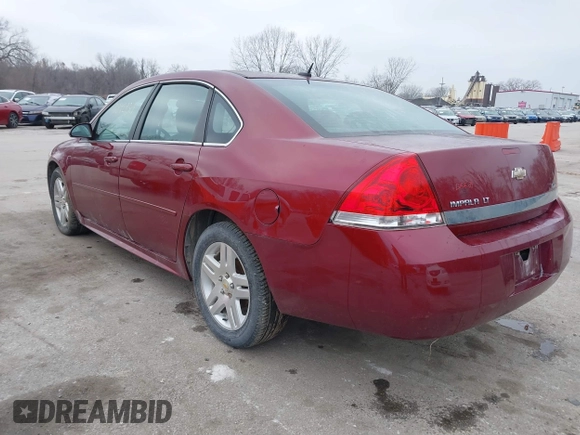 2011 Chevrolet Impala LT Retail with VIN 2G1WB5EK7B1193324, listed as a IAAI auction lot 38429310 with 137,168 mi miles and . Bid and sale history available at DreamBid. Image 3.