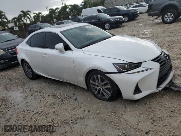 2020 Lexus IS 300 with VIN JTHAA1D22L5105552, listed as a Copart auction lot 76904084 with 50,364 mi miles and Salvage title. Bid and sale history available at DreamBid. Image 4.