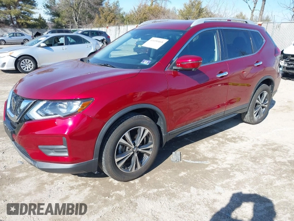 2019 Nissan Rogue SL with VIN 5N1AT2MV2KC720510, listed as a IAAI auction lot 41650468 with 48,905 mi miles. Bid and sale history available at carsss.com. Image 17.