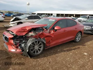 2021 Volvo S60 Momentum with VIN 7JR102FKXMG095822, listed as a Copart auction lot 66138963 with 0 mi miles. Bid and sale history available at carsss.com. Image 1.