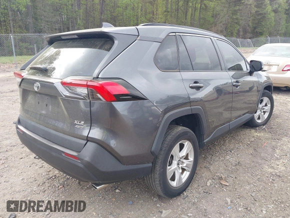 2020 Toyota RAV4 XLE with VIN 2T3P1RFV6LC124231, listed as a IAAI auction lot 41929008 with 49,592 mi miles. Bid and sale history available at carsss.com. Image 4.